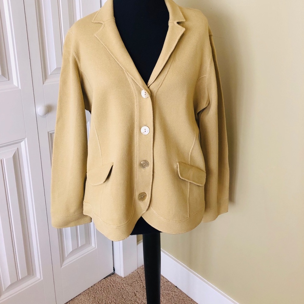 Jones New York Heavy knit sweater/jacket